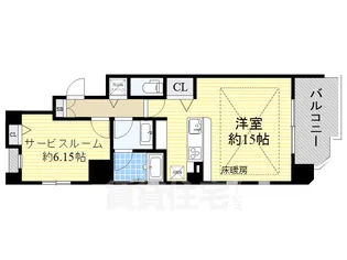 ベルファース緑地公園【7階】の間取り