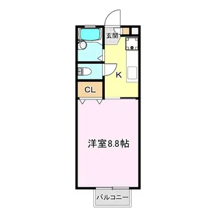 スプリングガーデン【2階】の間取り