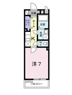 カーサ アモローザ【1階】の間取り