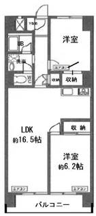 グランメール戸田II【1階】の間取り