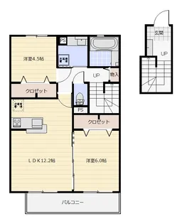 セジュールVII【1階】の間取り