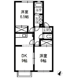 プリメール A【2階】の間取り