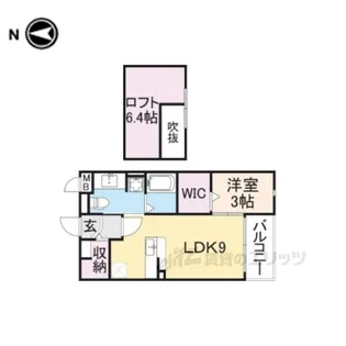 サンルーラルA【2階】の間取り