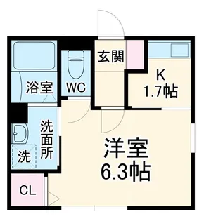 エミネックス芝中田【2階】の間取り