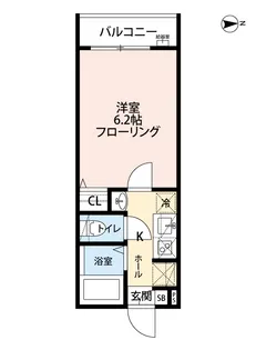ノルデスタ小金井【3階】の間取り