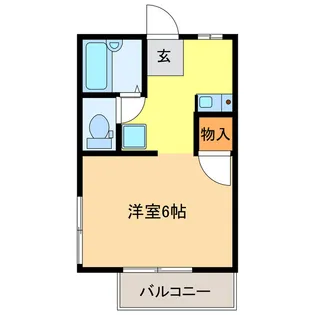 城東ハイツ【2階】の間取り