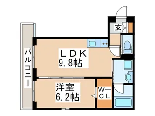 アノンテラス青葉台【3階】の間取り