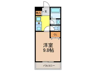 ユニハイム【1階】の間取り