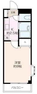 下ノ根グラスワン【1階】の間取り