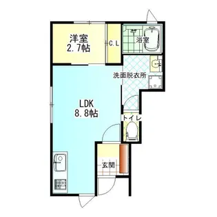 モンテローザ B棟【1階】の間取り