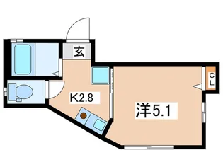 G・Aヒルズ西横浜【1階】の間取り