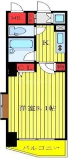 プレール・ドゥーク巣鴨【9階】の間取り