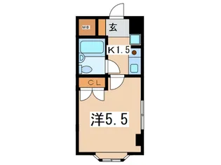 KTKハイツ【2階】の間取り