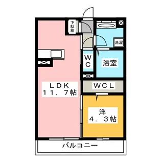 Ange【3階】の間取り
