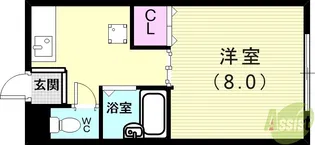 ブライストンハイツ【1階】の間取り