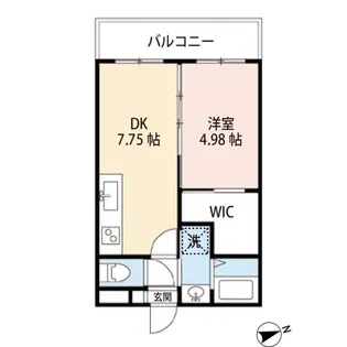 M’scourt今津山中町【2階】の間取り