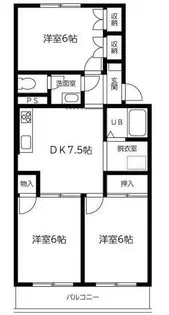 メゾン茶の久A【2階】の間取り