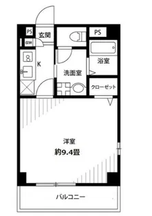 アンプルールフェール茂木【4階】の間取り