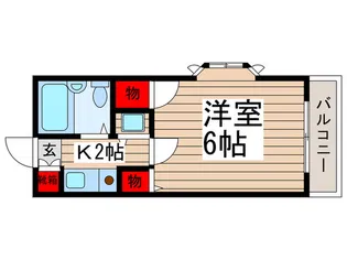 ウィステリアビル津田沼【2階】の間取り