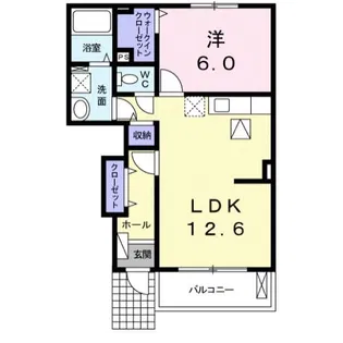 カルム【1階】の間取り