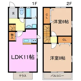 パビヨン竹の山の間取り