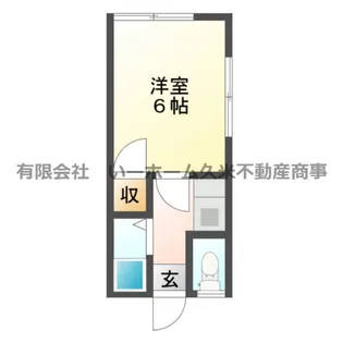 サンハイツ城見【2階】の間取り