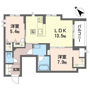 クオリスタ【1階】の間取り