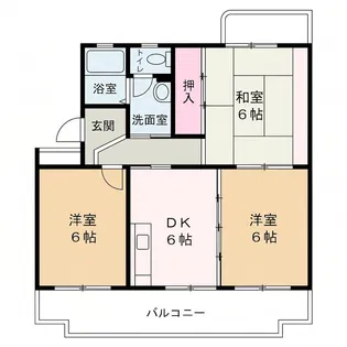 シャトレシラハタ【2階】の間取り