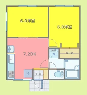 キャッスル要【2階】の間取り