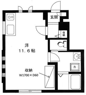 アイランド パディ【1階】の間取り