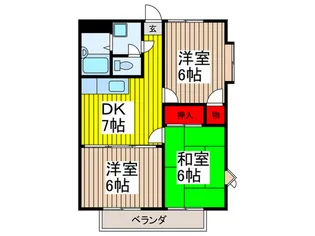 エランドール【3階】の間取り