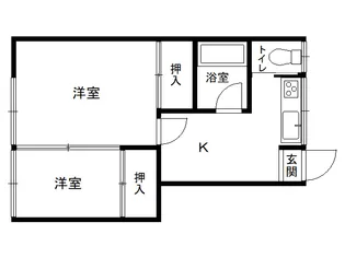 ロマンシモサワ【1階】の間取り