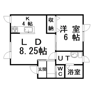 アロハ【2階】の間取り