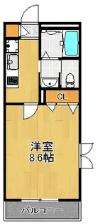 メゾン・ラフィネ【2階】の間取り