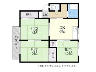 クレインハウス1【1階】の間取り