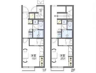 1Kの間取り画像