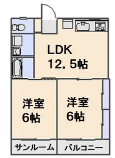 エルメス千谷【2階】の間取り