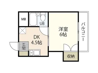 メゾン中山南【2階】の間取り