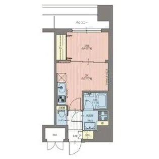 Vinoプレジオ本町【9階】の間取り