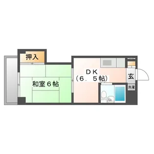 ハイツフォリスト【5階】の間取り