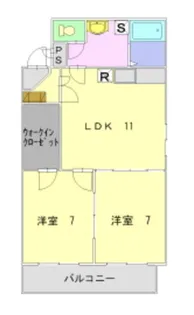 グラヴィス・テール【1階】の間取り