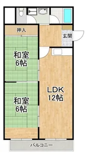 ラポール百舌鳥【3階】の間取り