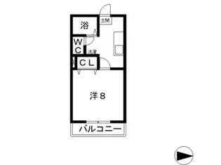 サンハイツたなか【3階】の間取り