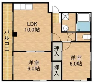 エレガンスヤダ【3階】の間取り