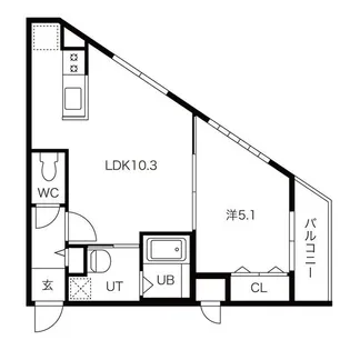 プランドール710【2階】の間取り