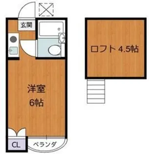 パン多摩川(PAN多摩川)【2階】の間取り