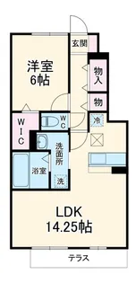 Grace Garden B【1階】の間取り