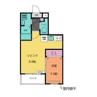 レジデンス中村公園【1階】の間取り