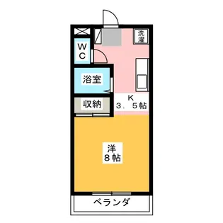 ベアーズウエルハイツ【2階】の間取り