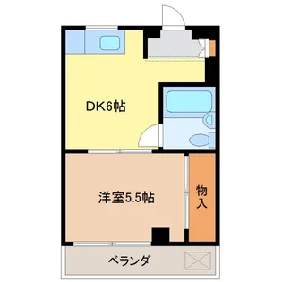 橘ビル【4階】の間取り